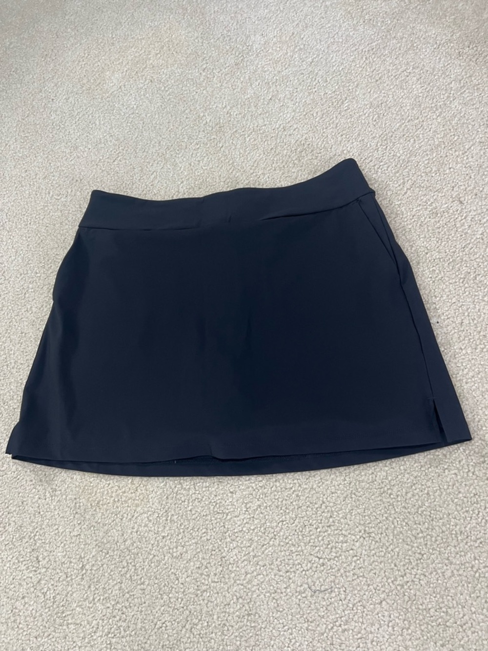 Black Golf Skort with Pockets and attached shorts